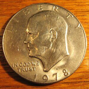 1978 D EISENHOWER 1 DOLLAR COIN